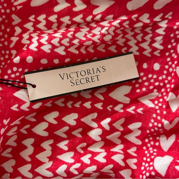Victorias Secret kimono robe red hearts one size - Picture 7 of 7